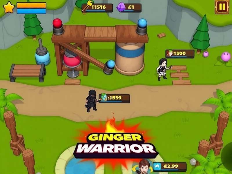 Epic battles in Ginger Warriors Skirmish Ginger Warriors Skirmish gameplay screenshot